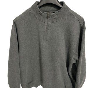 COPY - LL Bean 1/4 Zip Sweater Men’s Size 2XL Reg Grey Heavy Knit Pullover 100%…